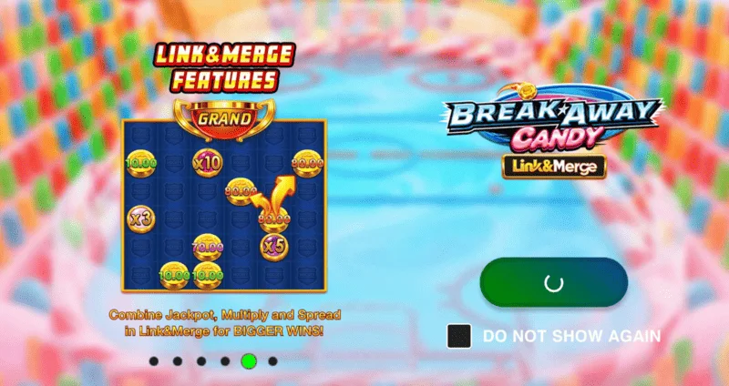 Break Away Candy - skrini kuu yenye gridi ya 6×6 na wachezaji wa hoki